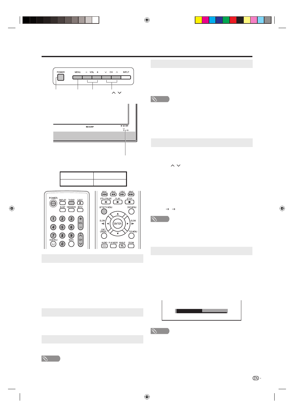 Watching tv, Preparation, Turning on the power | Select the tv mode, Turning off the power, Changing channels, Changing volume/sound | Sharp Aquos LC 20DV20U User Manual | Page 14 / 52