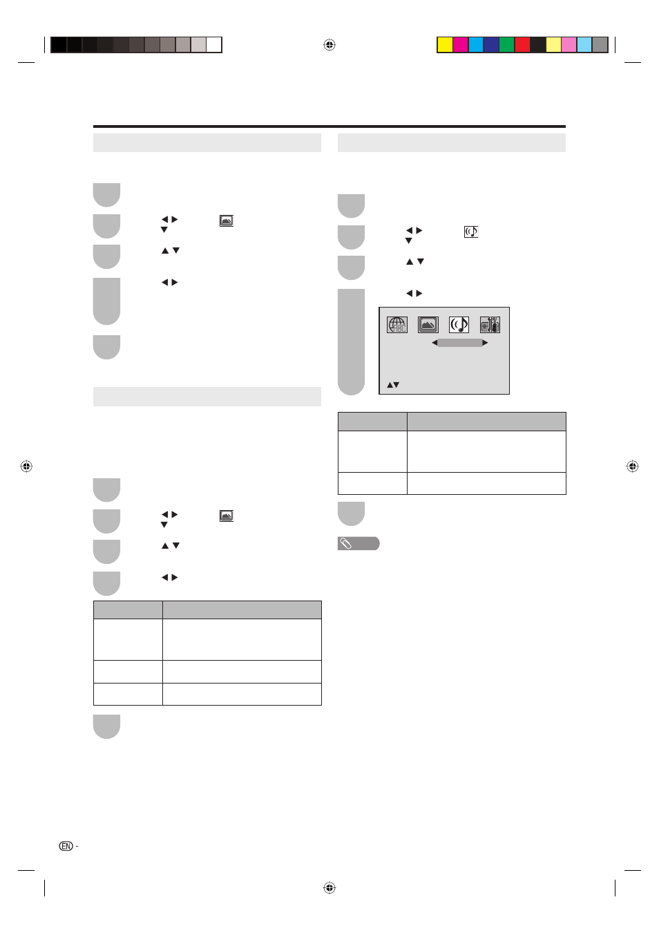 Setting on screen display, Setting the picture mode, Dynamic range control | Sharp Aquos LC 20DV20U User Manual | Page 41 / 52