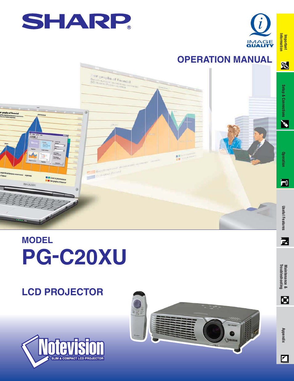 Sharp PG-C20X User Manual | 53 pages