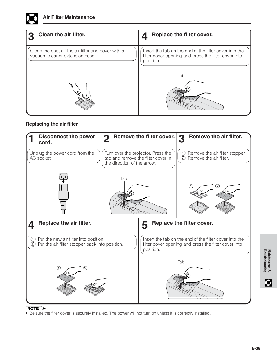 Sharp PG-C20X User Manual | Page 39 / 53