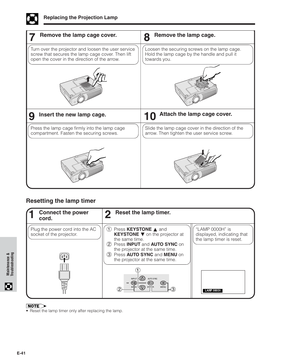 Sharp PG-C20X User Manual | Page 42 / 53