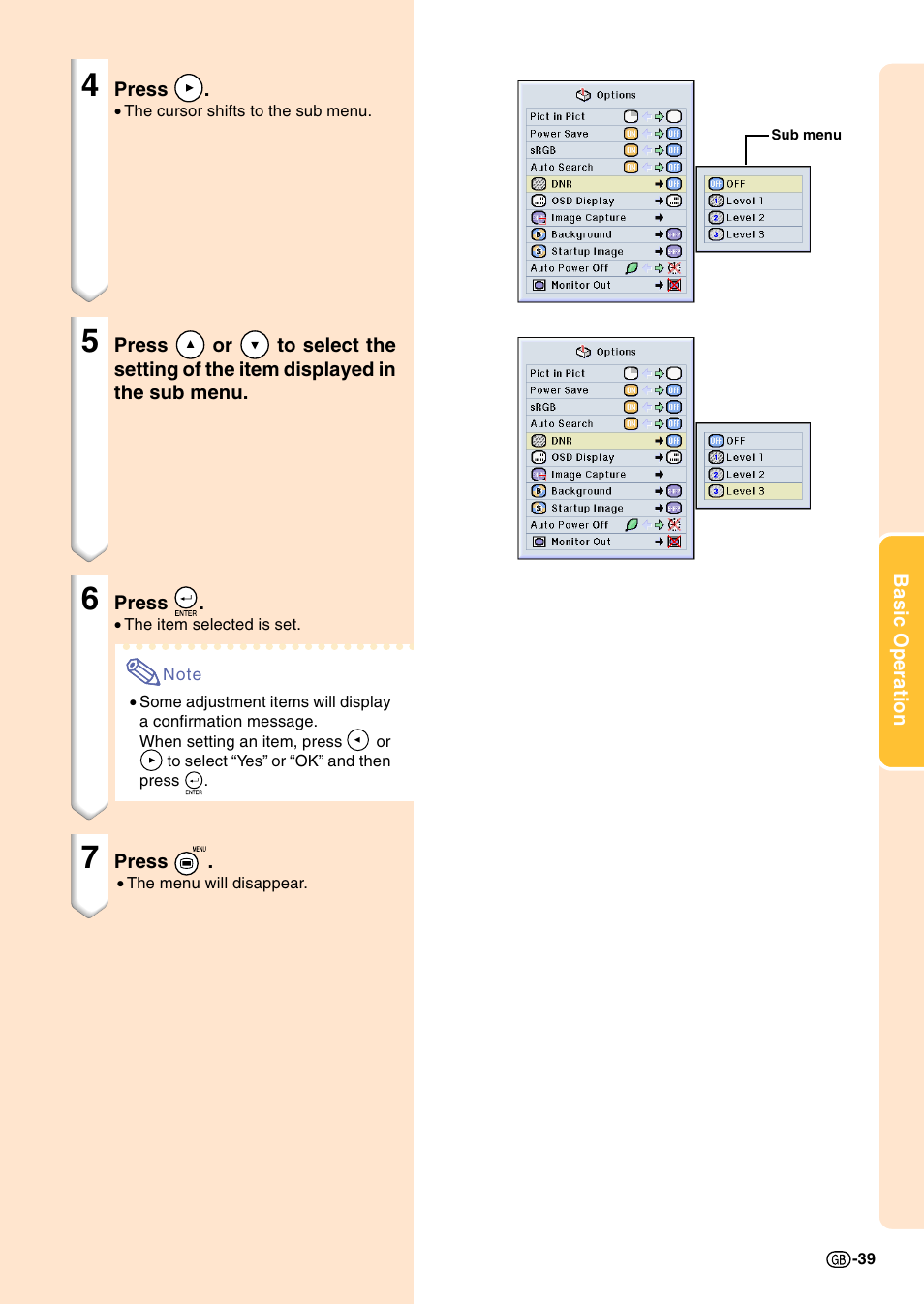 Sharp PG-M20X User Manual | Page 43 / 86