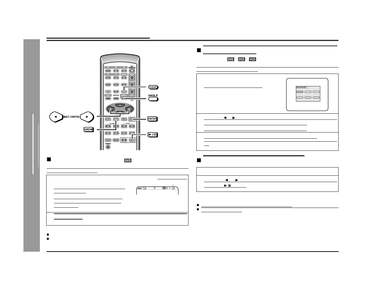 Dv d oper ation, Useful operation (continued), Playing back from the desired point (book- mark) | Sharp DV-AT4000 User Manual | Page 28 / 40