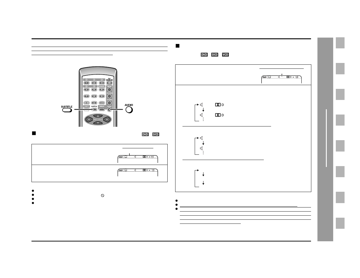 Various settings, Dv d oper ation | Sharp DV-AT4000 User Manual | Page 29 / 40