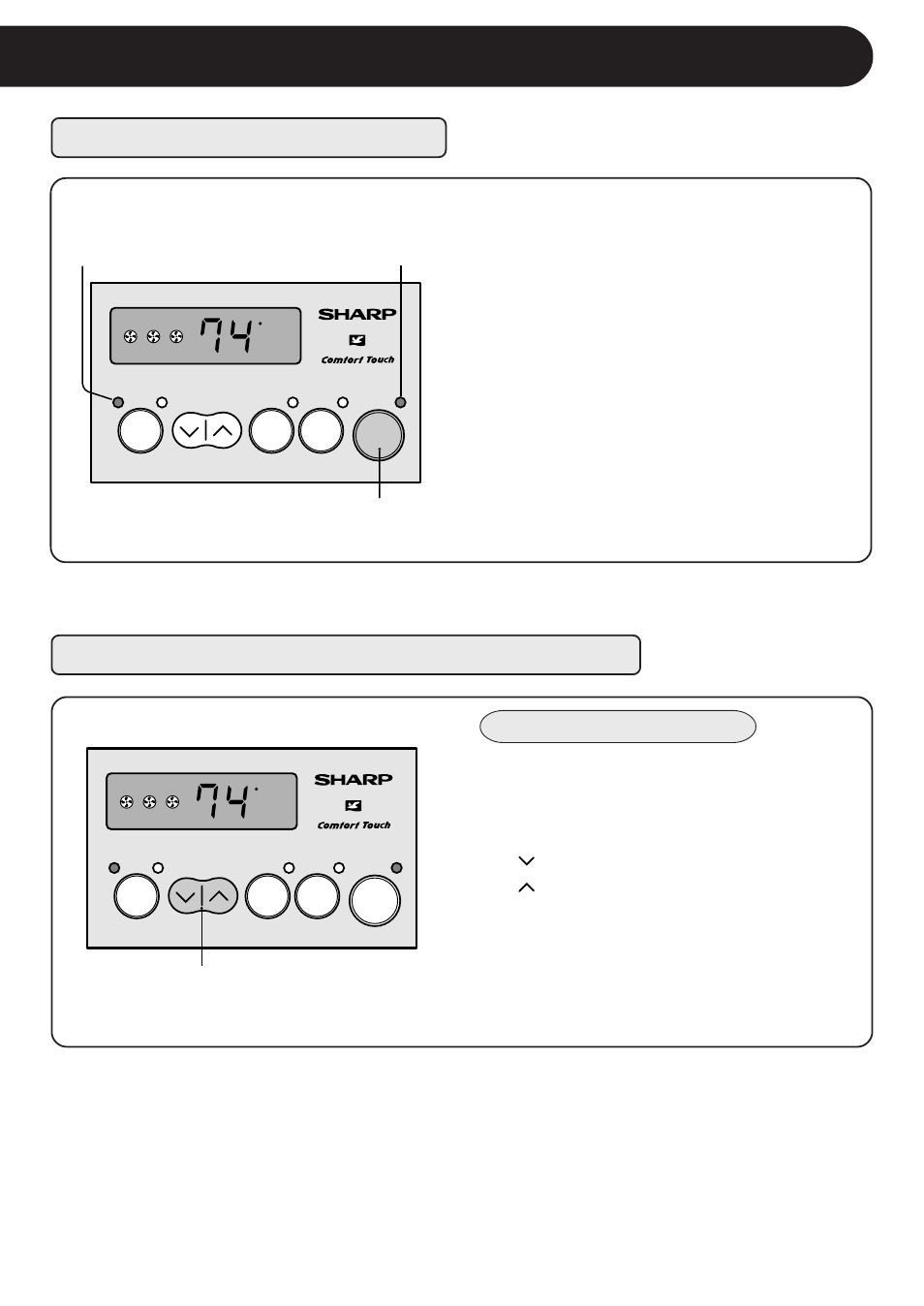 Cooling operation to change temperature setting, How to operate, Touch power on/off pad | Display will change as you touch the pad, During cooling operation | Sharp ROOM AIR CONDITIONER AF-S80CX User Manual | Page 11 / 20