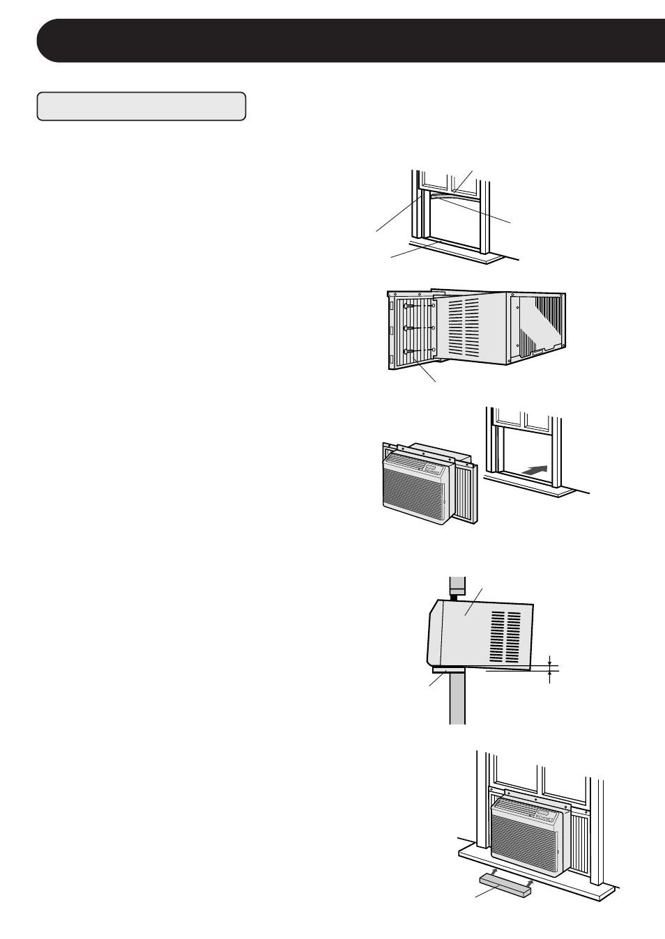 Installation | Sharp ROOM AIR CONDITIONER AF-S80CX User Manual | Page 6 / 20