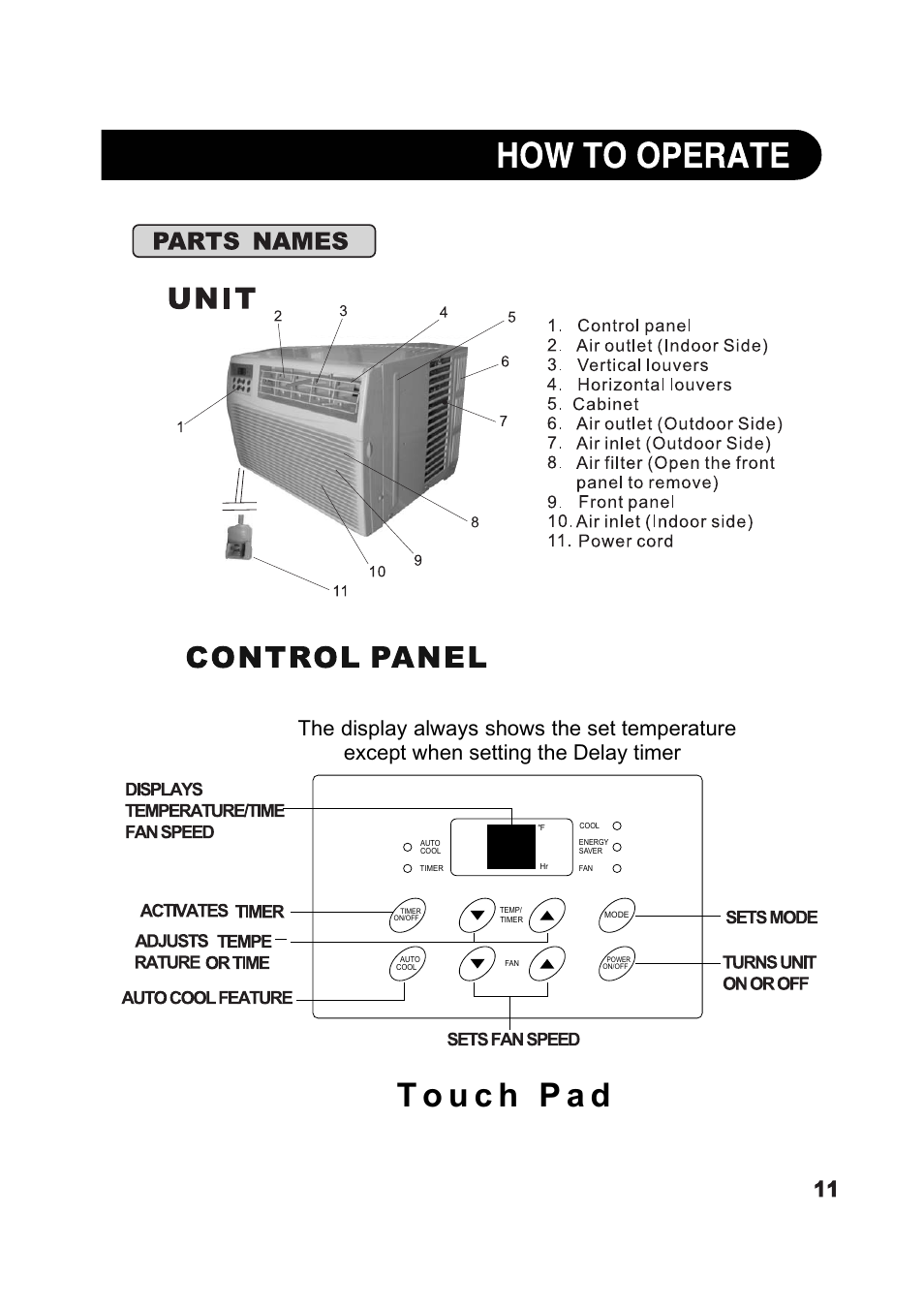 Sharp AF-Q80RX User Manual | Page 11 / 20