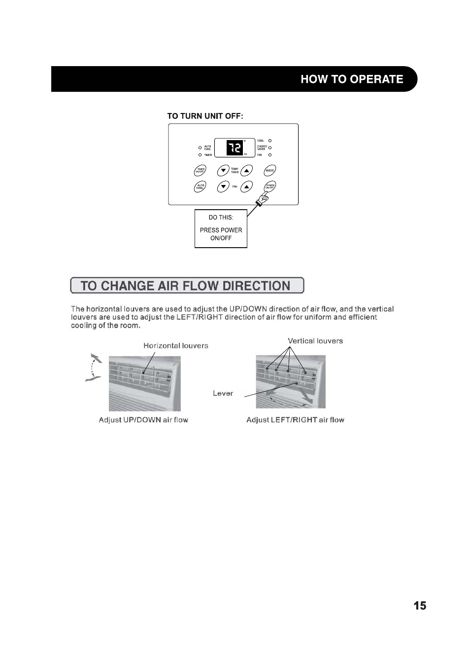 Sharp AF-Q80RX User Manual | Page 15 / 20