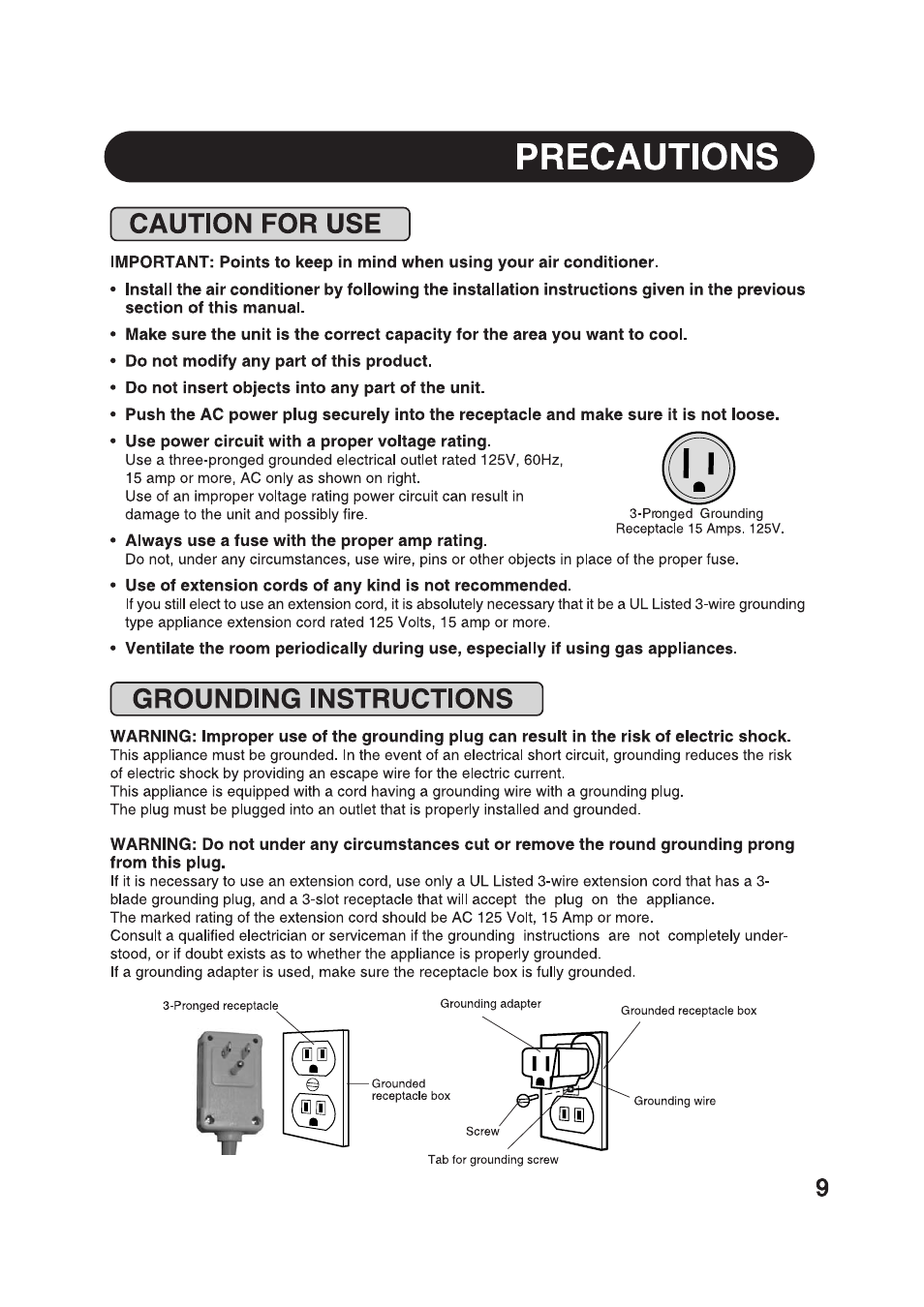 Sharp AF-Q80RX User Manual | Page 9 / 20