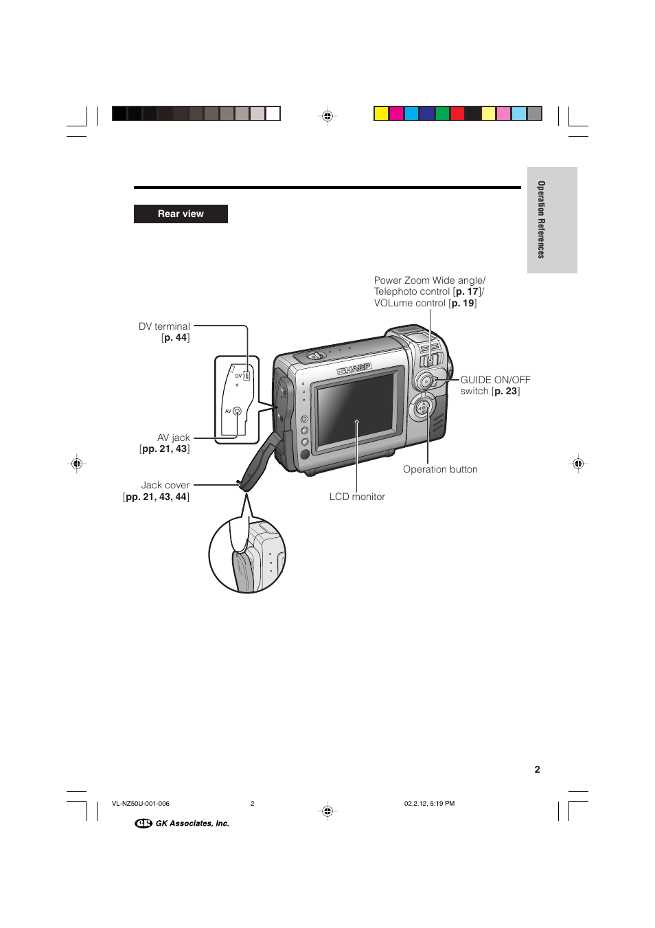 Sharp VL-NZ50U User Manual | Page 15 / 84