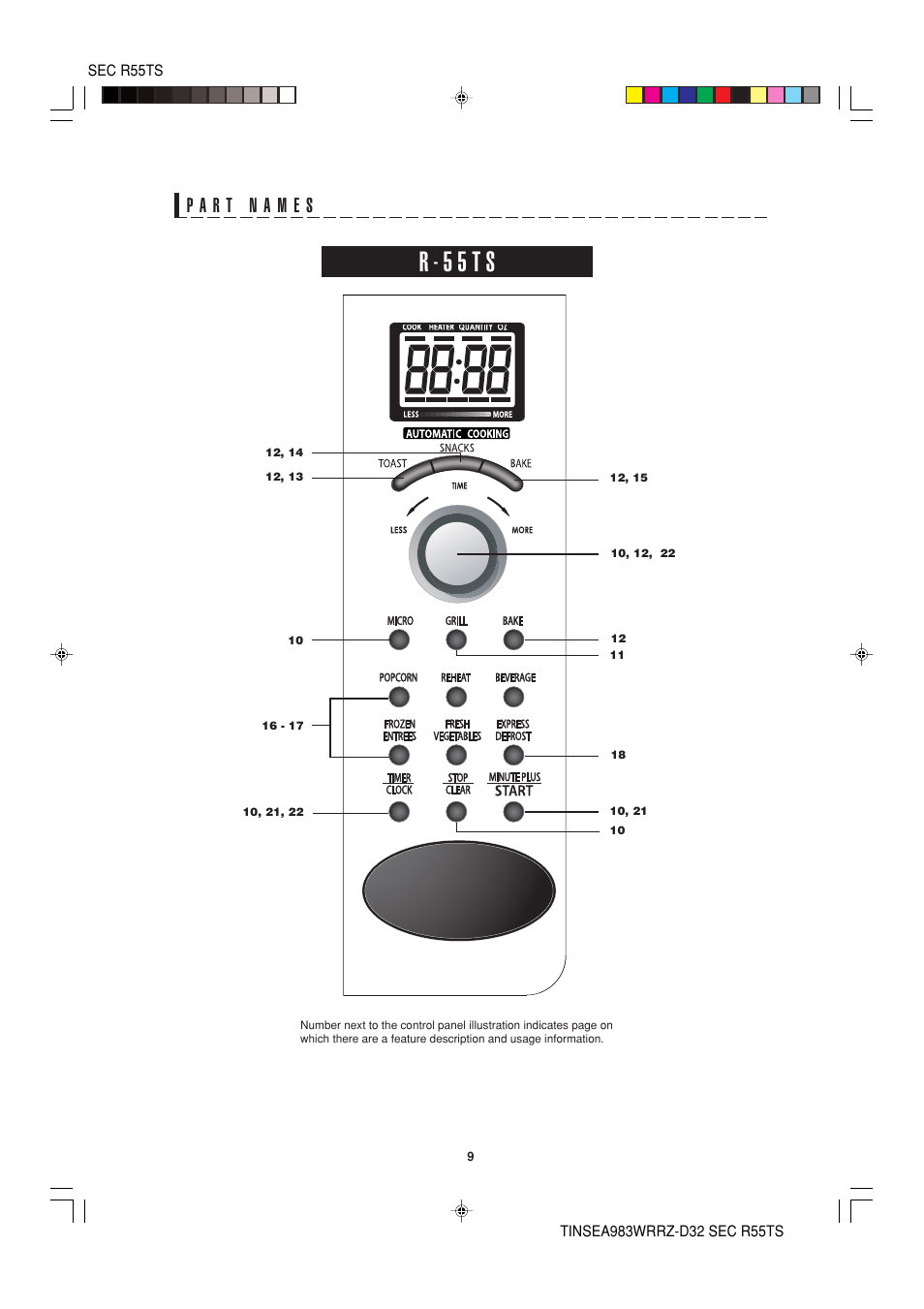 R - 5 5 t s | Sharp R-55TS User Manual | Page 11 / 28