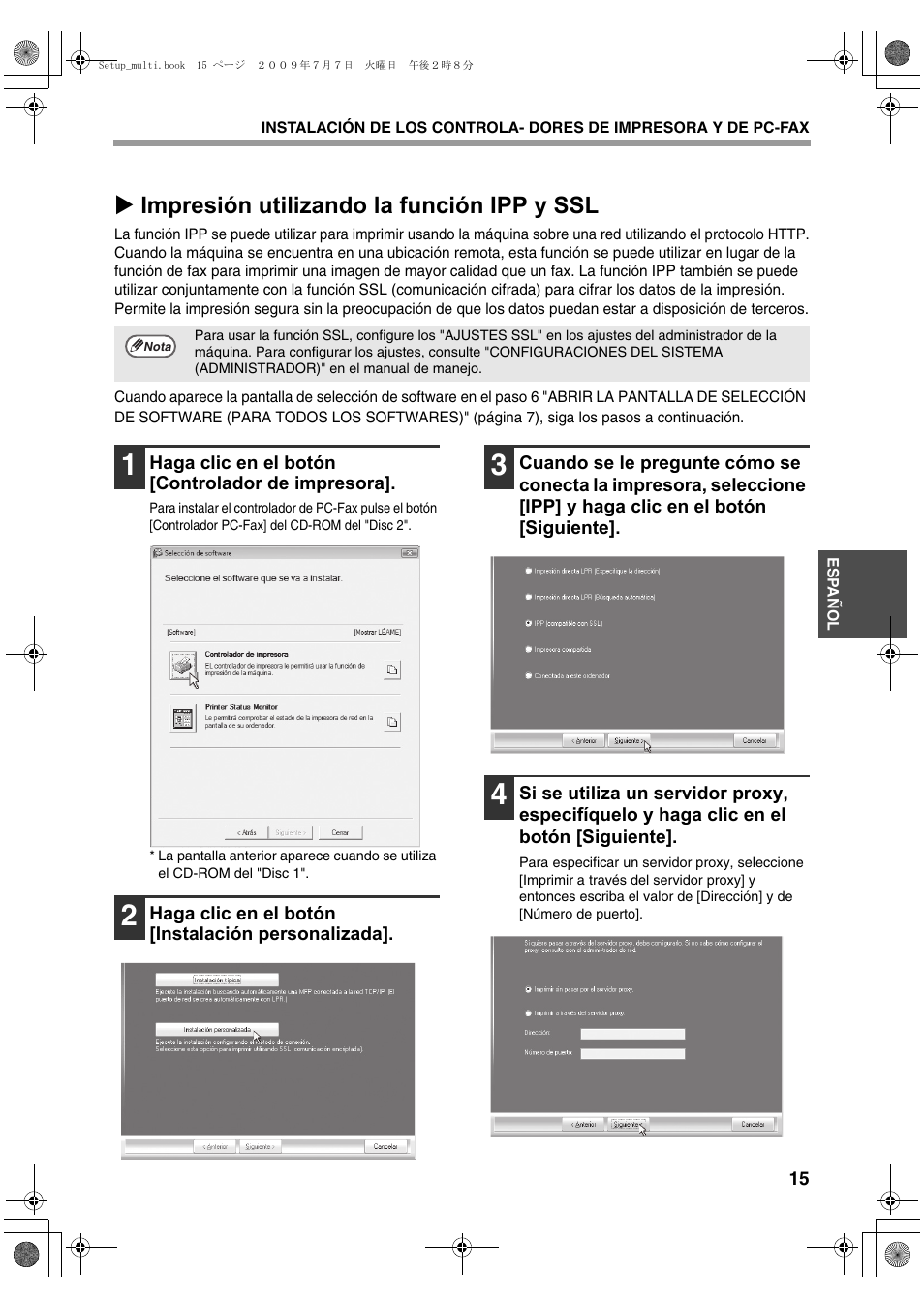 X impresión utilizando la función ipp y ssl | Sharp MX-PB12 User Manual | Page 101 / 172