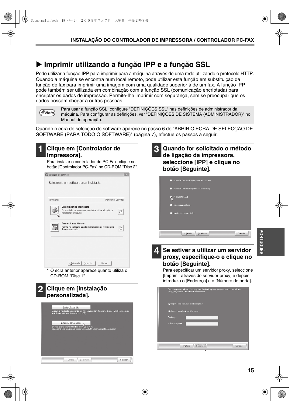 X imprimir utilizando a função ipp e a função ssl | Sharp MX-PB12 User Manual | Page 143 / 172