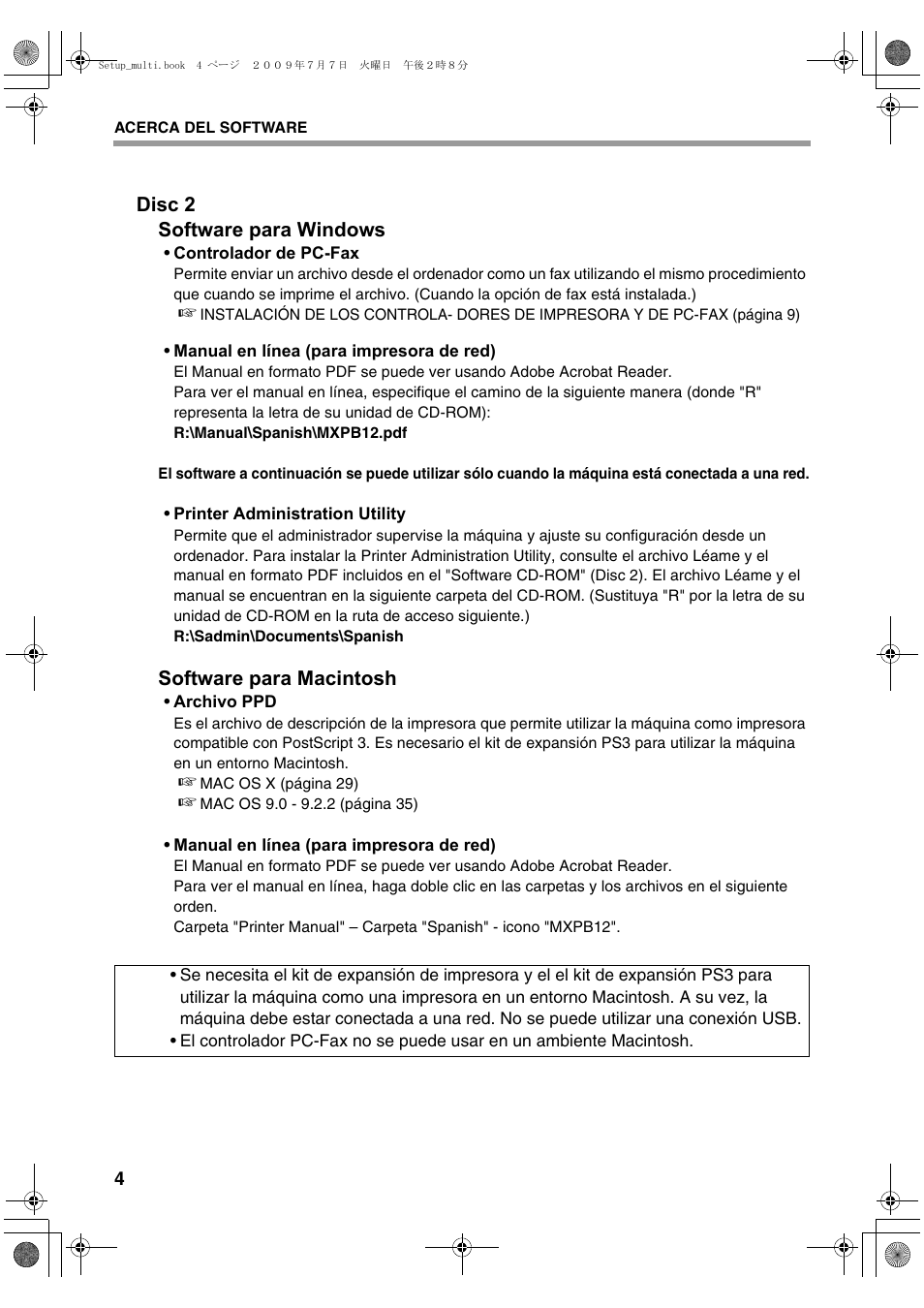Sharp MX-PB12 User Manual | Page 90 / 172