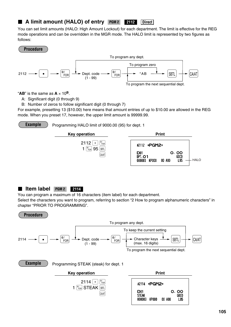 Sharp ER-A520 User Manual | Page 107 / 229