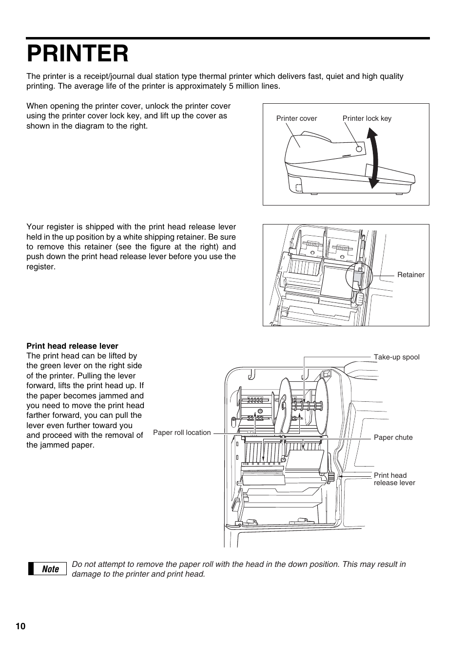Printer | Sharp ER-A520 User Manual | Page 12 / 229