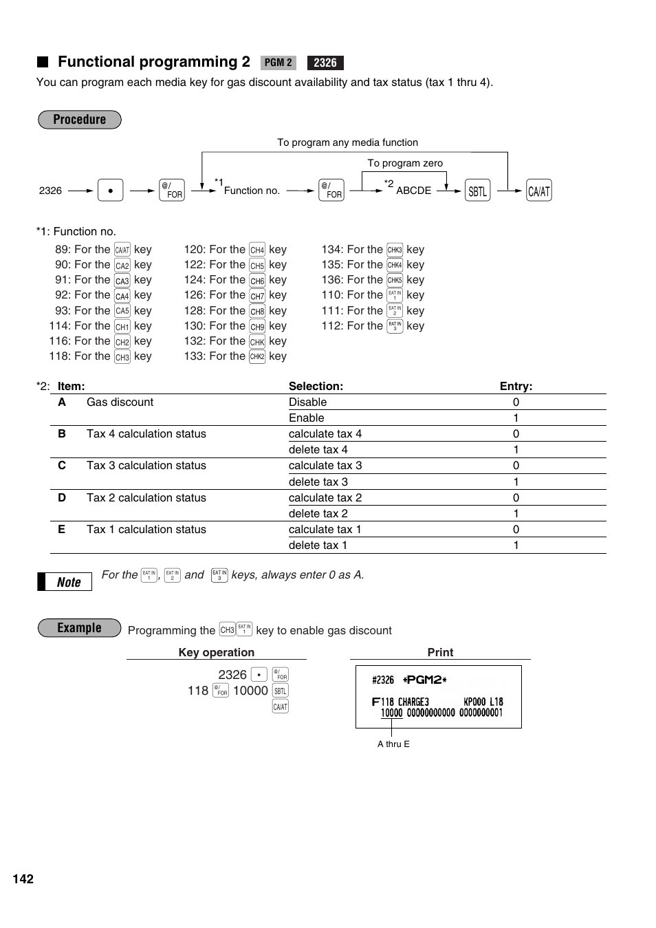 Functional programming 2 | Sharp ER-A520 User Manual | Page 144 / 229