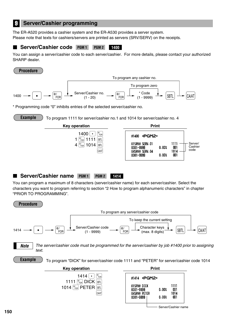 Sharp ER-A520 User Manual | Page 152 / 229