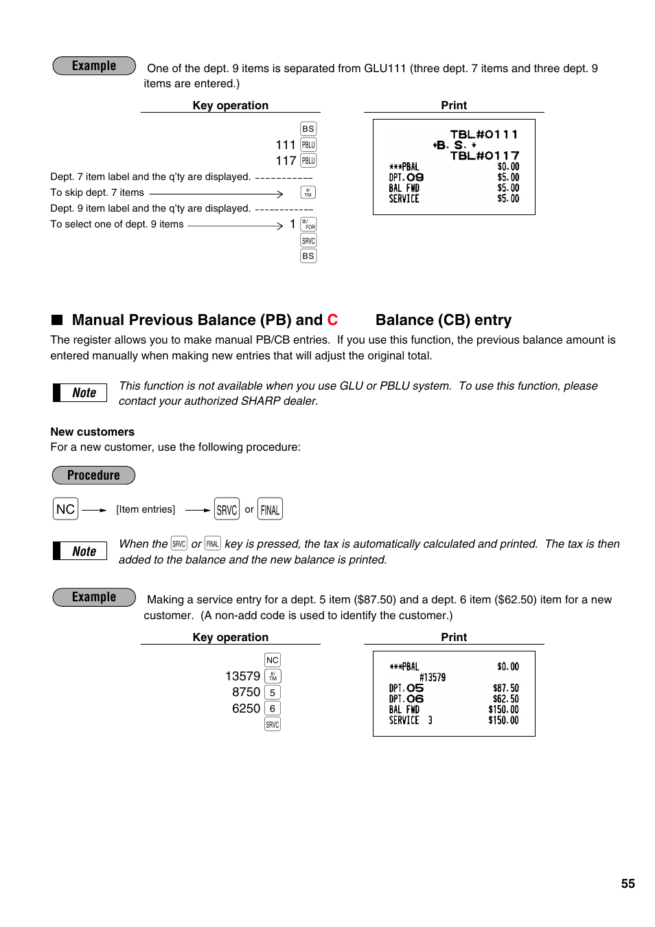 Ns f | Sharp ER-A520 User Manual | Page 57 / 229