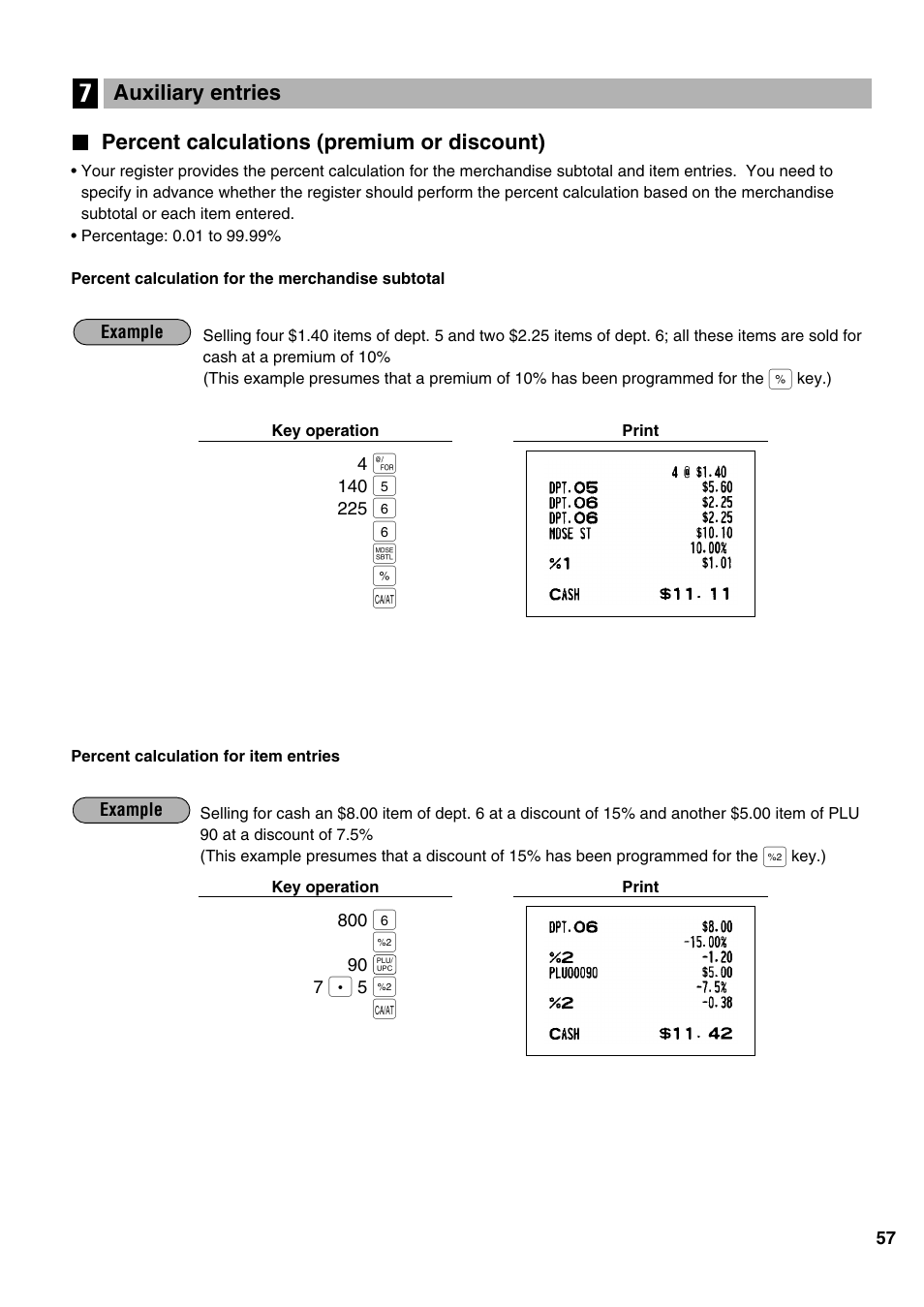 6 6 â % a | Sharp ER-A520 User Manual | Page 59 / 229