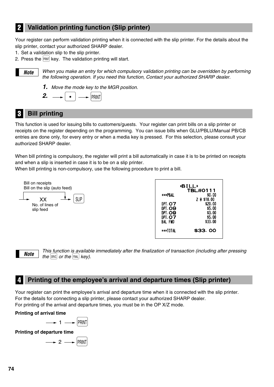 Sharp ER-A520 User Manual | Page 76 / 229