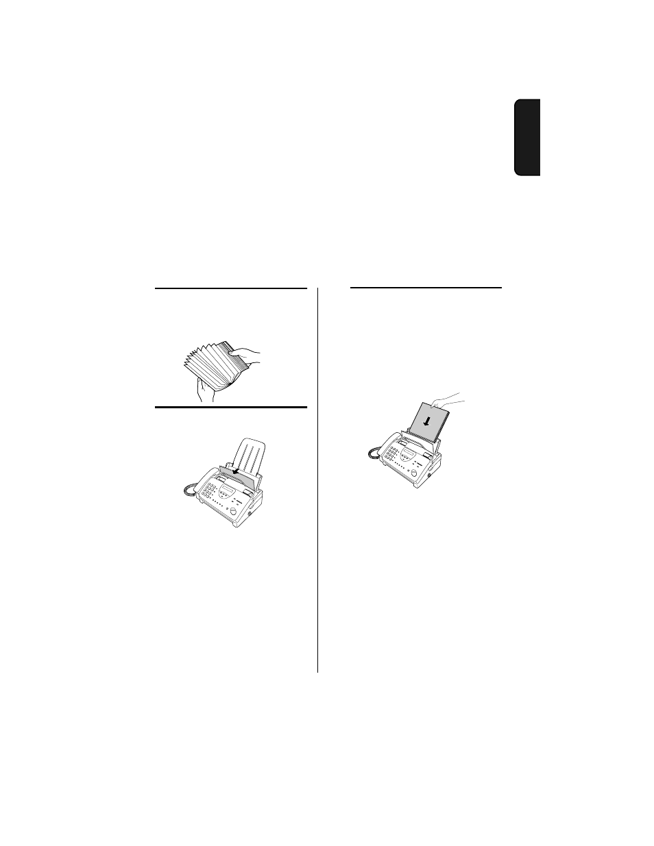 Loading printing paper | Sharp UX-465L User Manual | Page 19 / 136