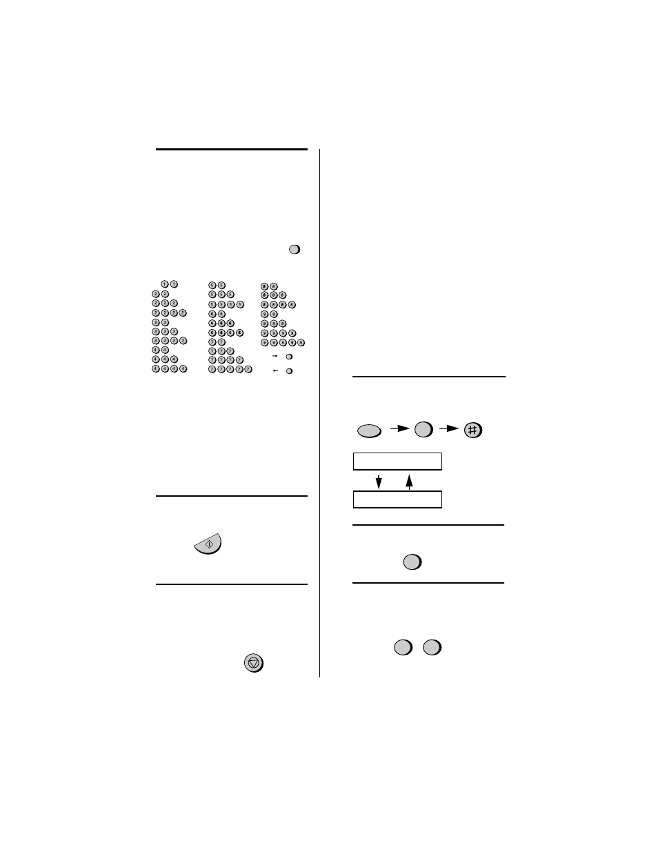 Chain dialing for area and access codes, Clearing auto-dial numbers, Sending a fax by automatic dialing 64 | Press these keys, Press 2 to select clear, Example) | Sharp UX-465L User Manual | Page 66 / 136