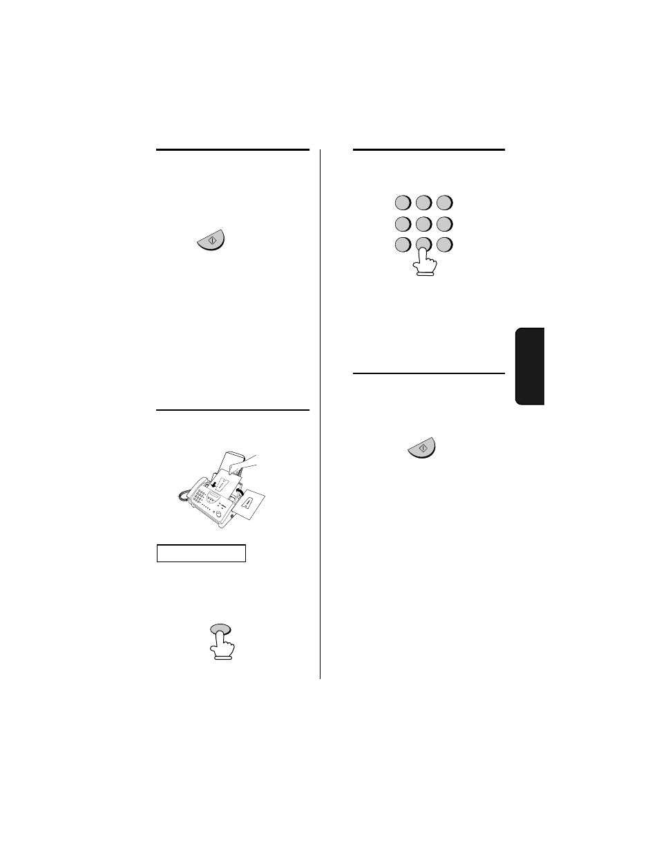 Direct keypad dialing, Searching for an auto-dial number | Sharp UX-465L User Manual | Page 69 / 136