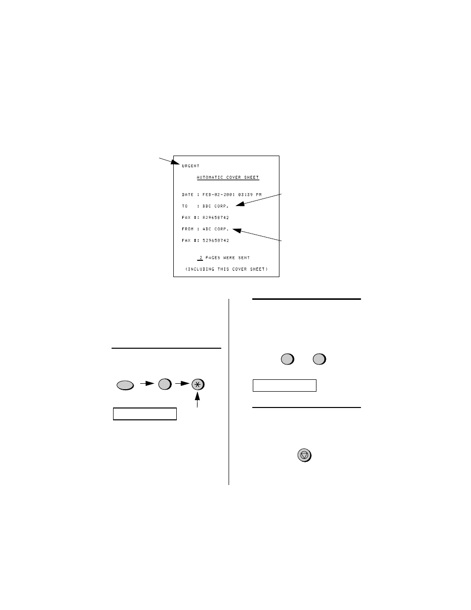 Cover sheet | Sharp UX-465L User Manual | Page 92 / 136