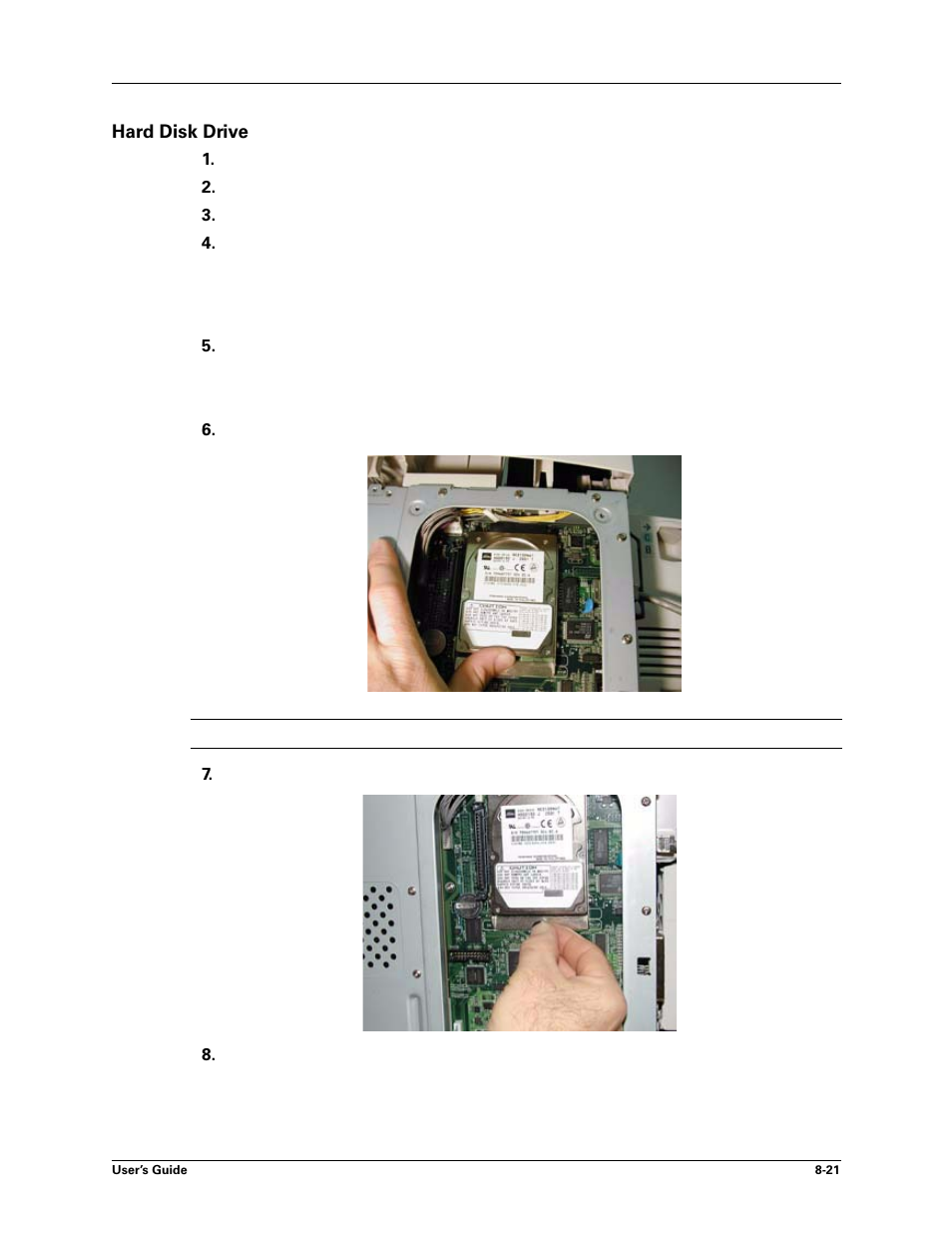 Hard disk drive, Hard disk drive -21 | Sharp DX-B450P User Manual | Page 109 / 146