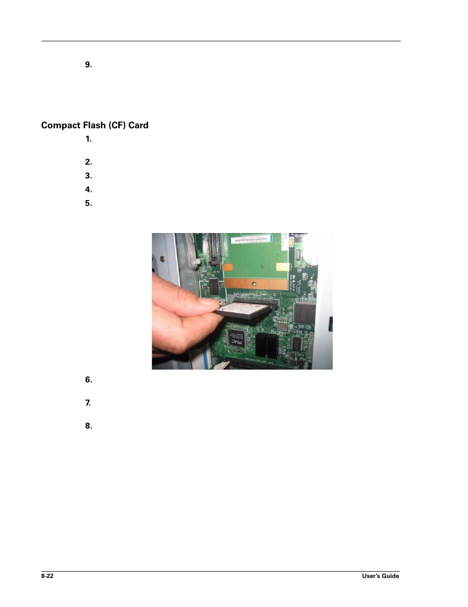 Compact flash (cf) card, Compact flash (cf) card -22, Compact flash | Cf) card | Sharp DX-B450P User Manual | Page 110 / 146