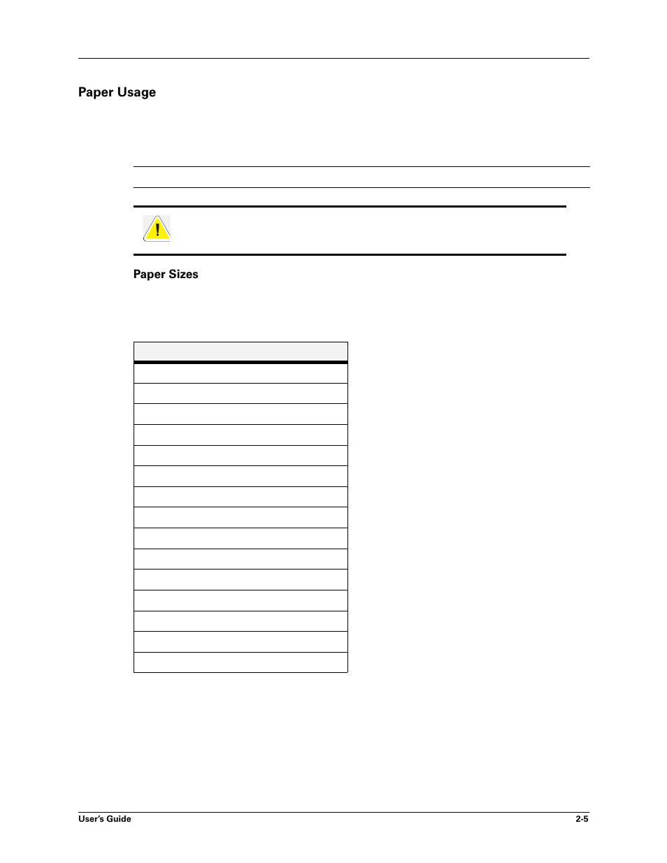 Paper usage, Paper sizes, Paper usage -5 | Paper sizes -5 | Sharp DX-B450P User Manual | Page 13 / 146