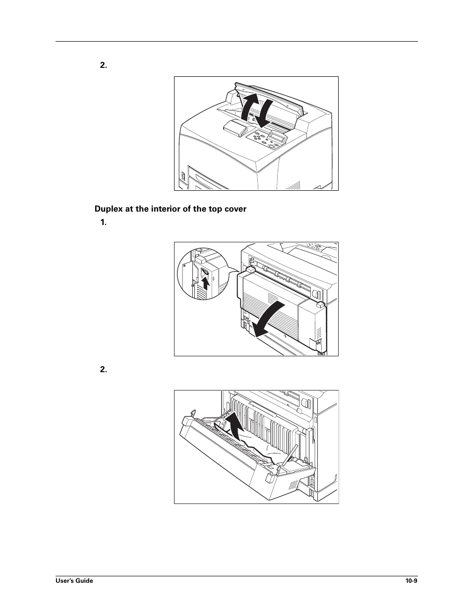 Duplex at the interior of the top cover, Duplex at the interior of the top cover -9 | Sharp DX-B450P User Manual | Page 131 / 146