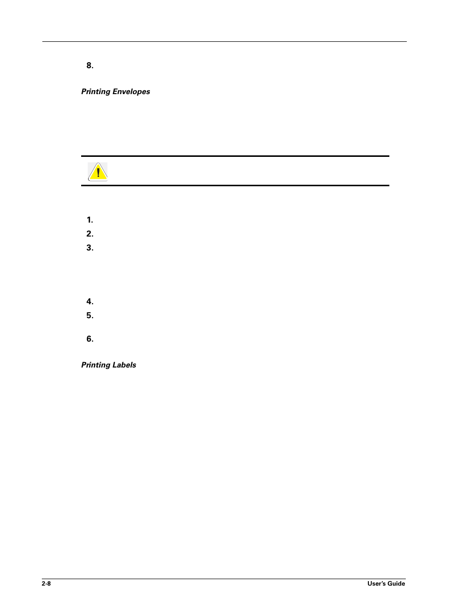 Printing envelopes -8 printing labels -8 | Sharp DX-B450P User Manual | Page 16 / 146