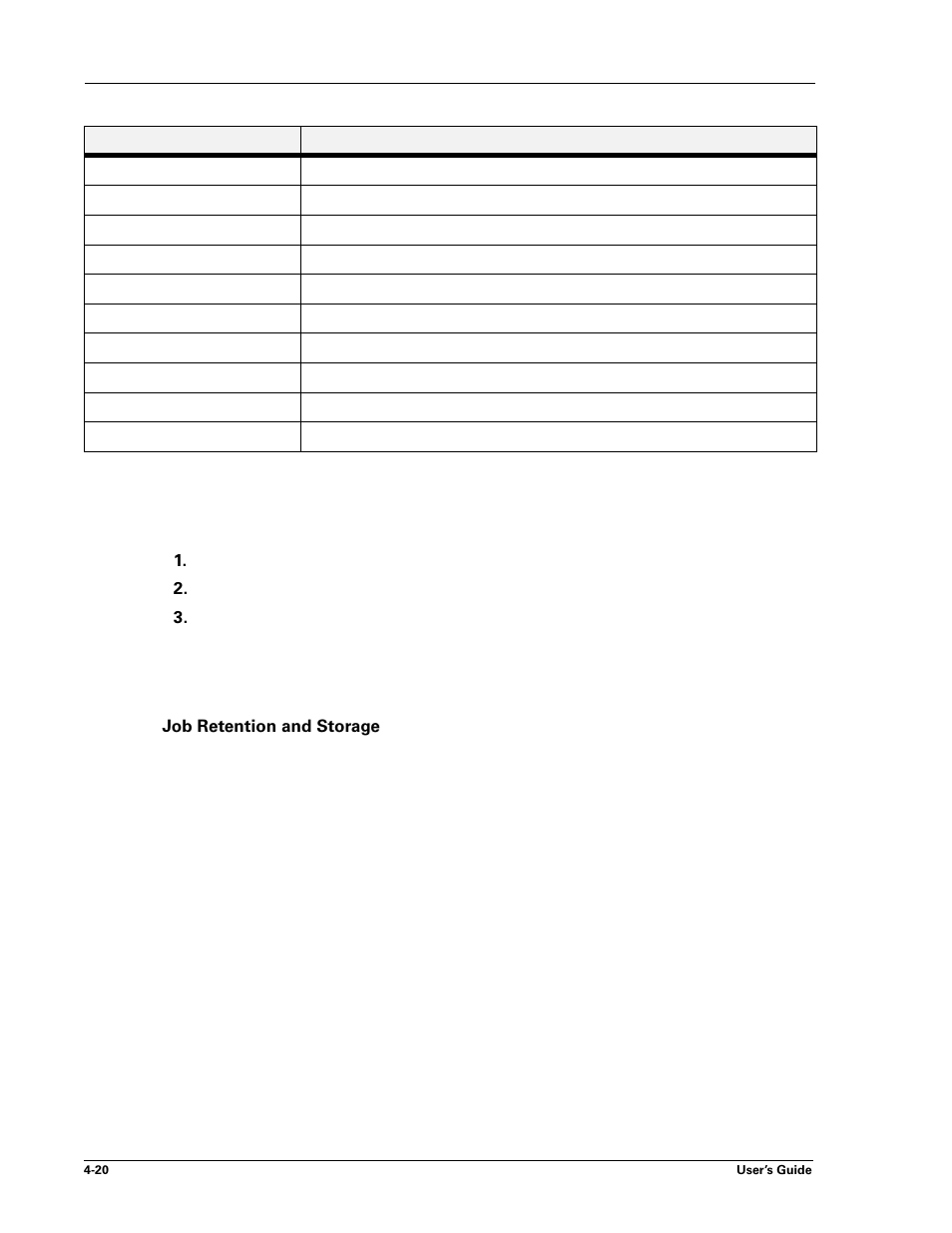 Job retention and storage, Job retention and storage -20 | Sharp DX-B450P User Manual | Page 66 / 146