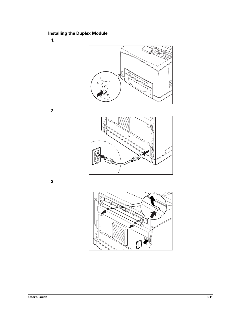 Installing the duplex module, Installing the duplex module -11 | Sharp DX-B450P User Manual | Page 99 / 146