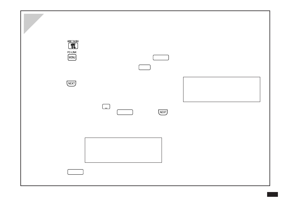 Creating a new money tracking account | Sharp OZ-5500 User Manual | Page 31 / 214