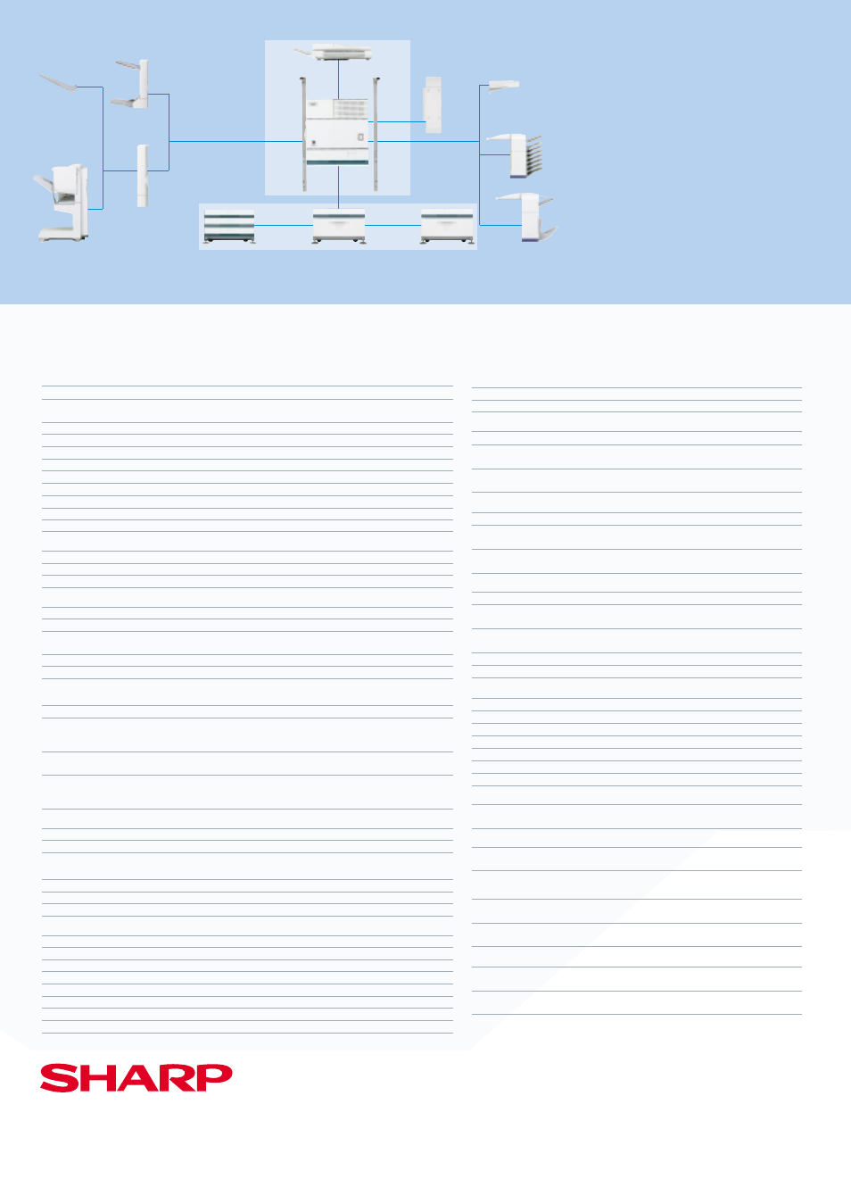Options, Specifications | Sharp AR-M300N. User Manual | Page 6 / 6
