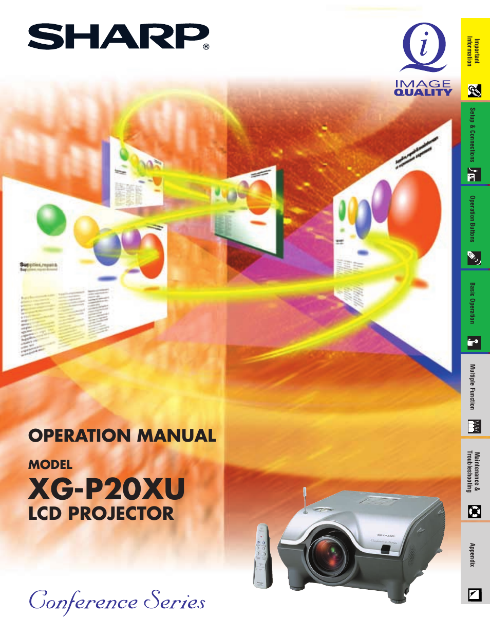 Sharp XG-P20XU User Manual | 83 pages