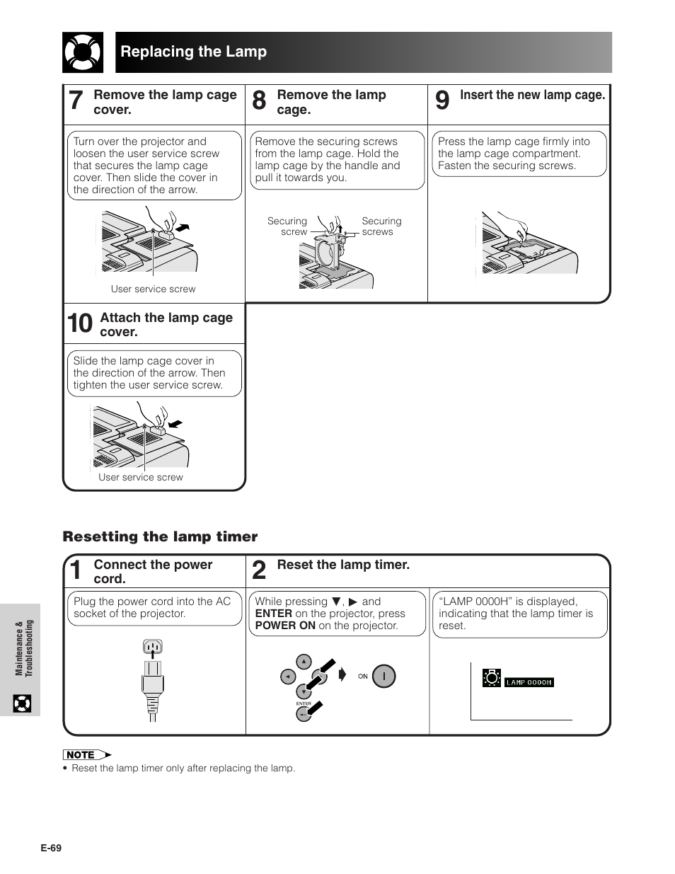 Sharp XG-P20XU User Manual | Page 70 / 83