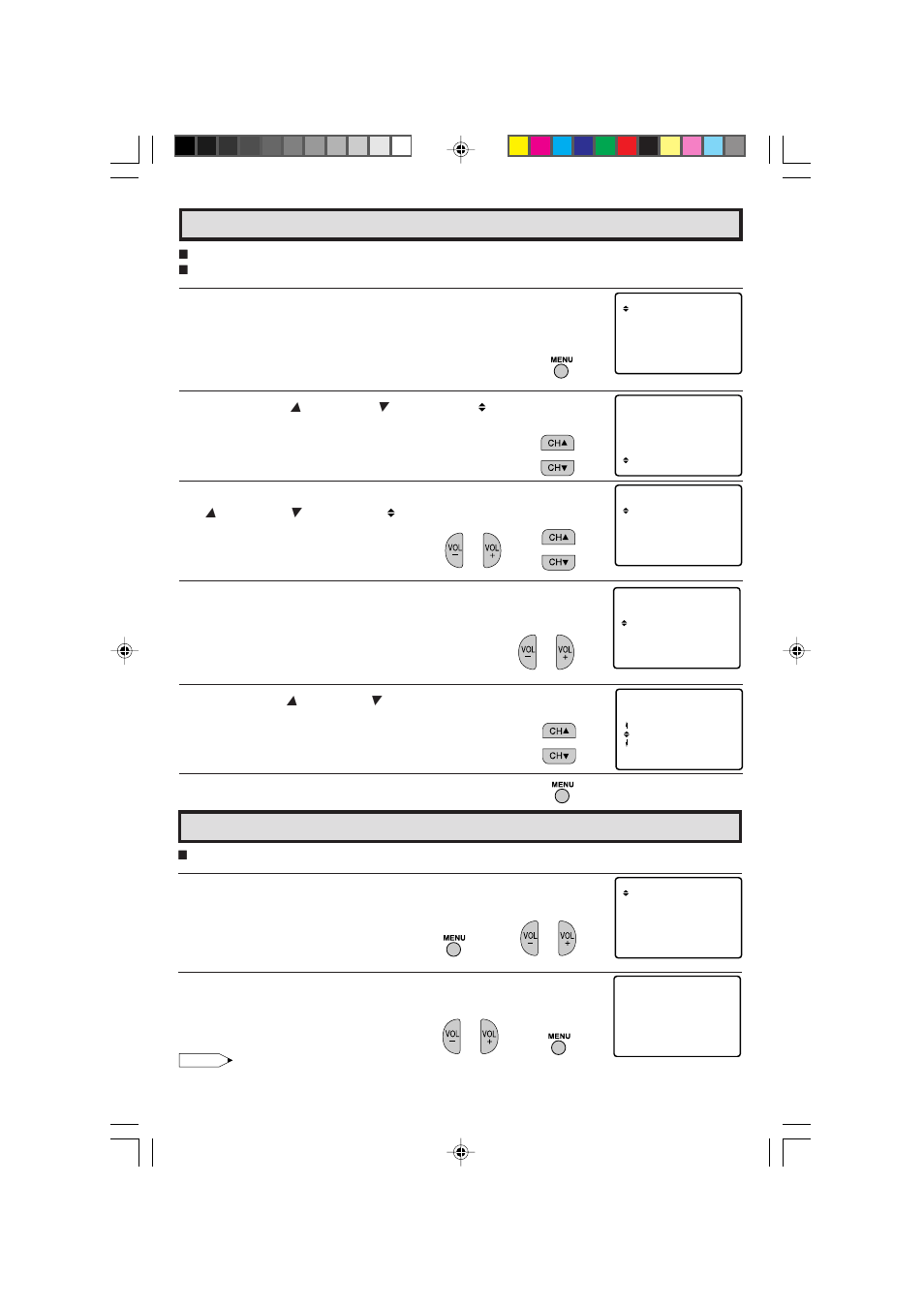 Sleep timer, Language | Sharp 13L-M100B User Manual | Page 10 / 28