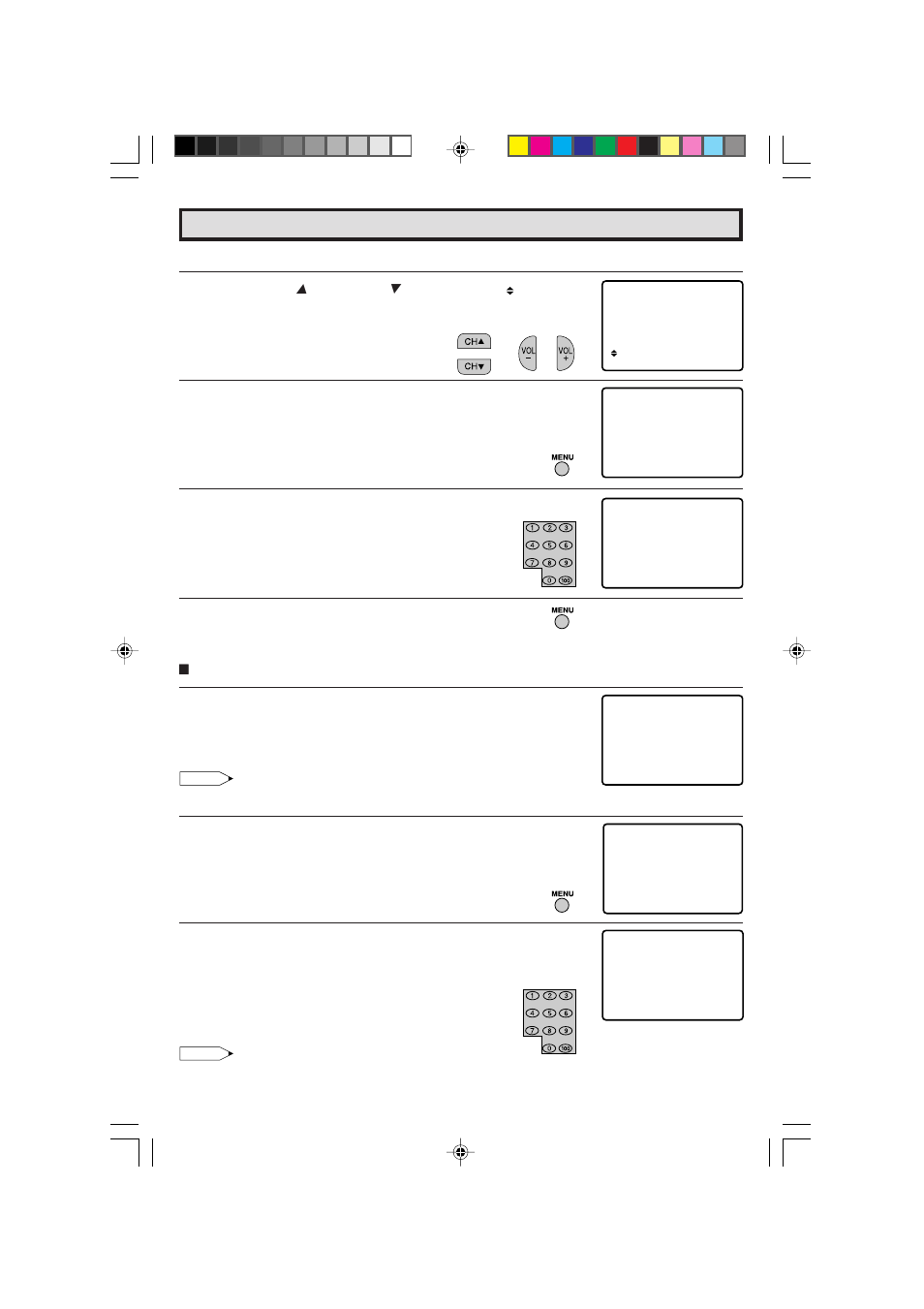 Parent control (v-chip operation continued) | Sharp 13L-M100B User Manual | Page 17 / 28