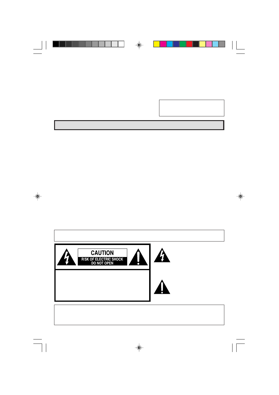 Important information, Warning | Sharp 13L-M100B User Manual | Page 2 / 28