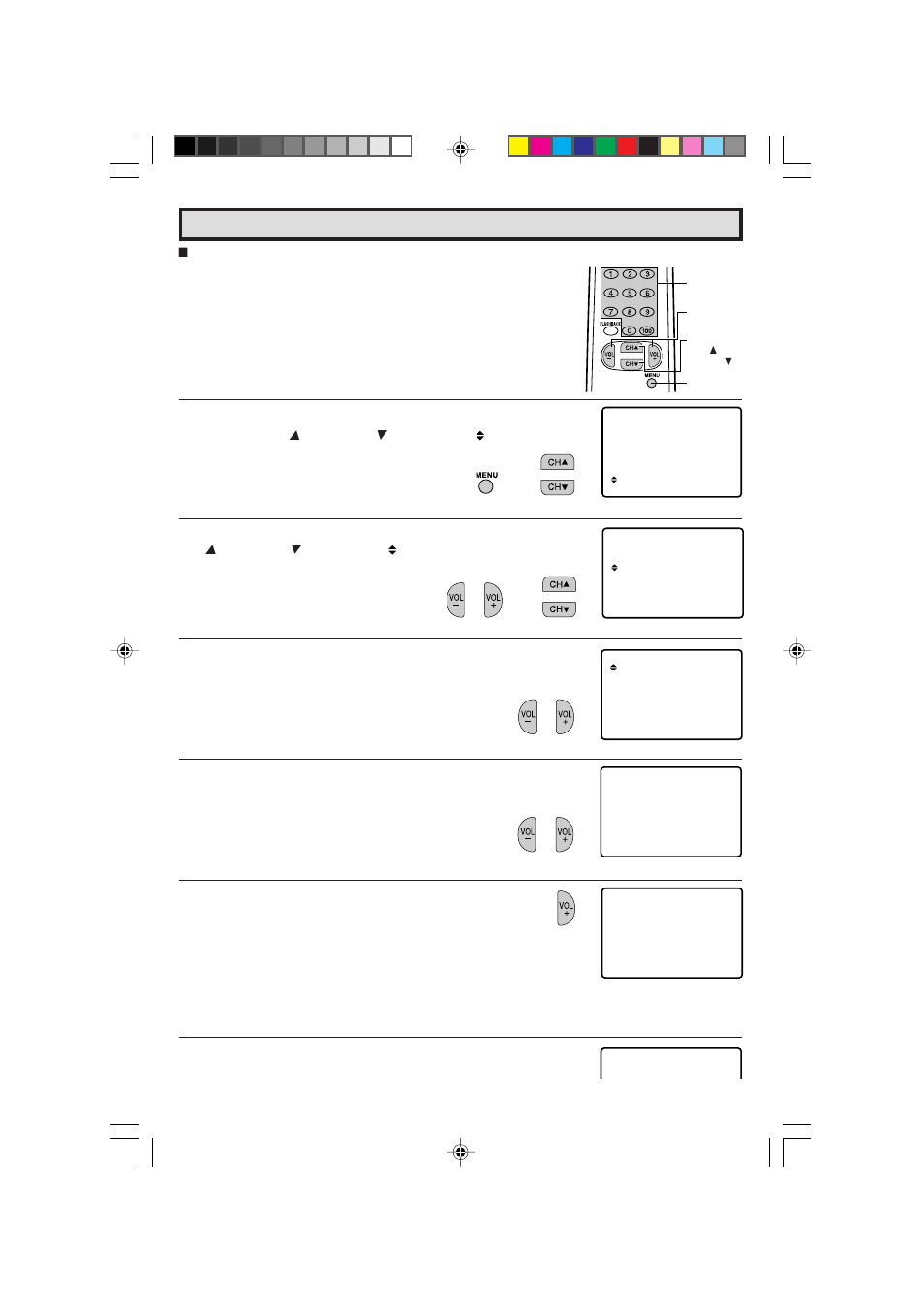 Set up | Sharp 13L-M100B User Manual | Page 21 / 28