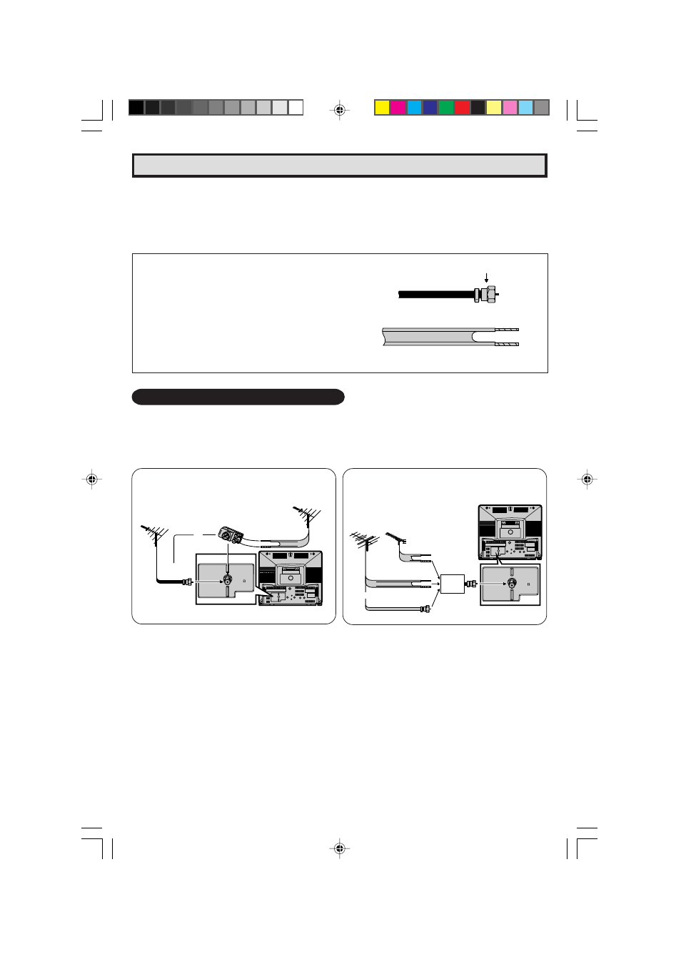Antenna connections | Sharp 13L-M100B User Manual | Page 4 / 28