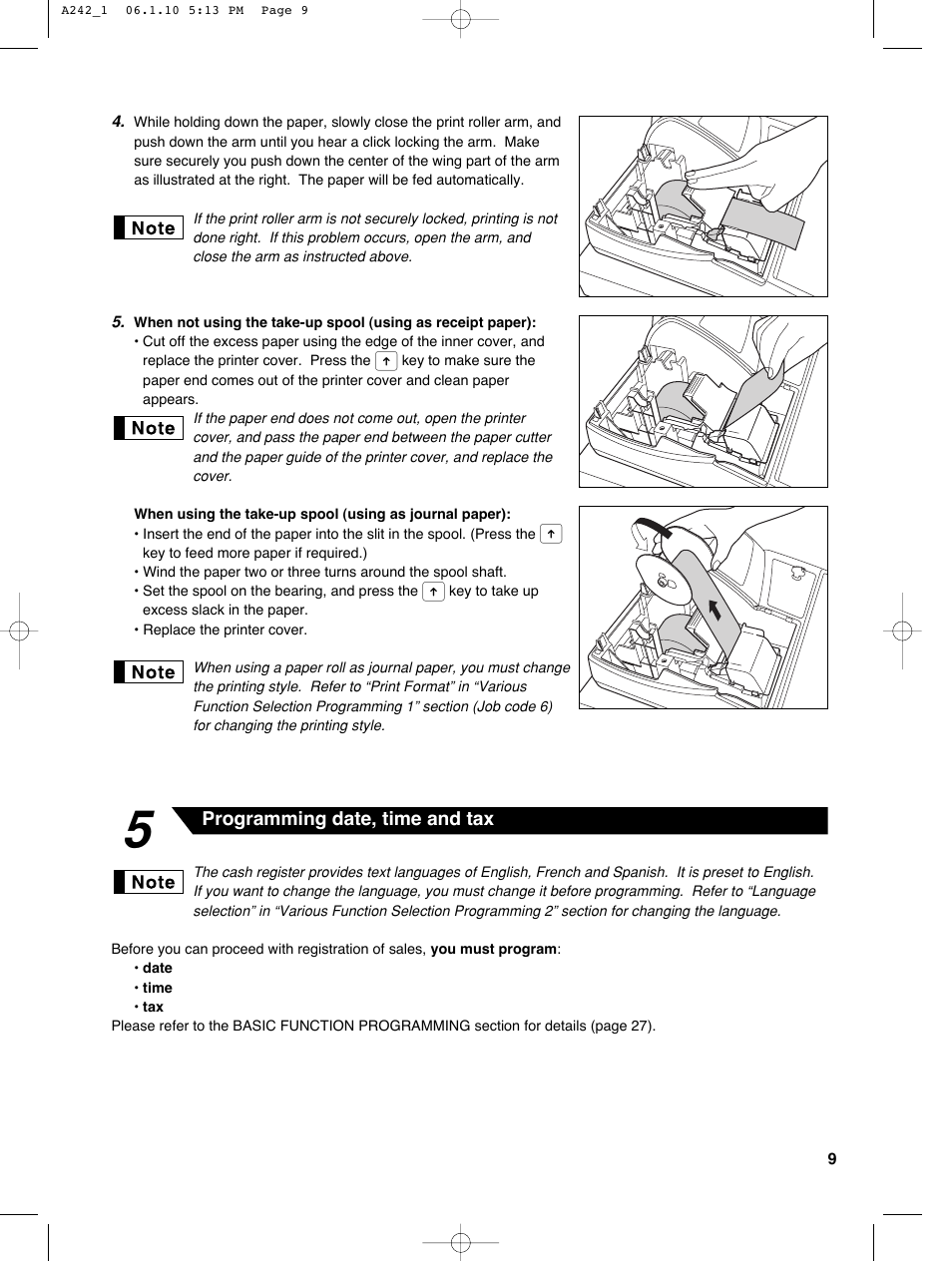 Sharp ER-A242 User Manual | Page 11 / 72