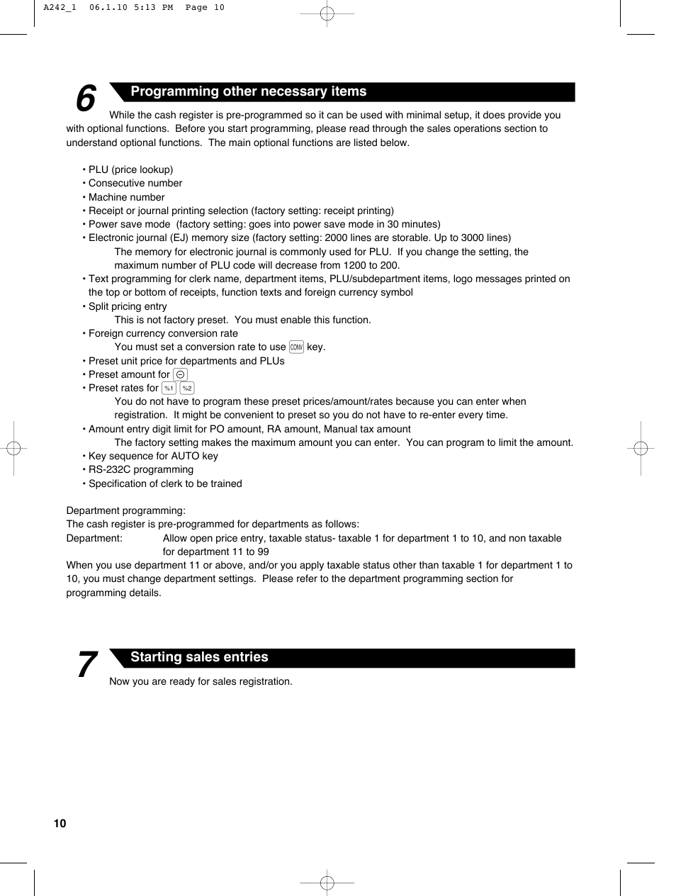 Sharp ER-A242 User Manual | Page 12 / 72