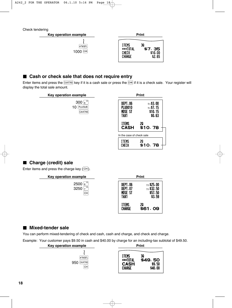 Sharp ER-A242 User Manual | Page 20 / 72