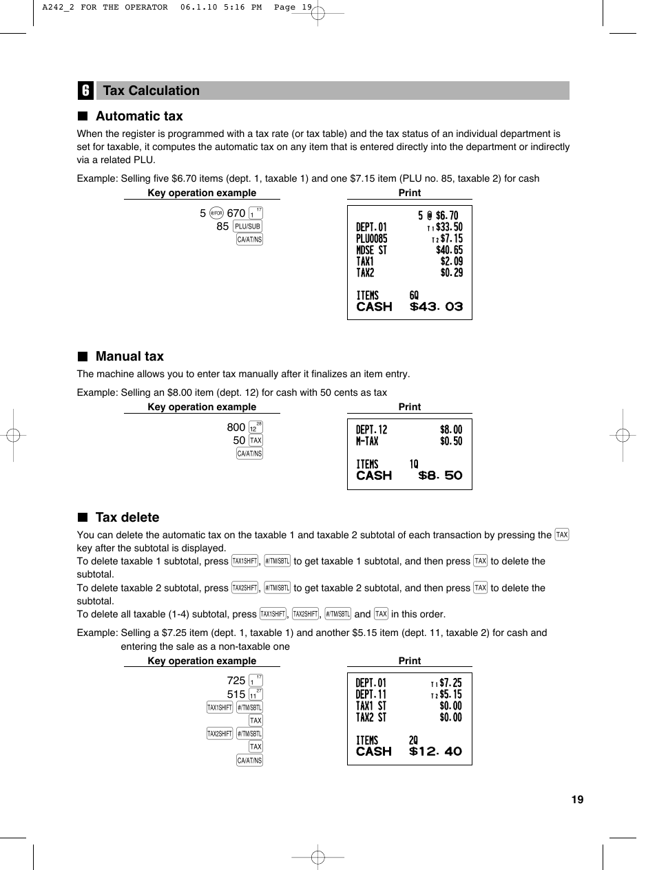 Sharp ER-A242 User Manual | Page 21 / 72