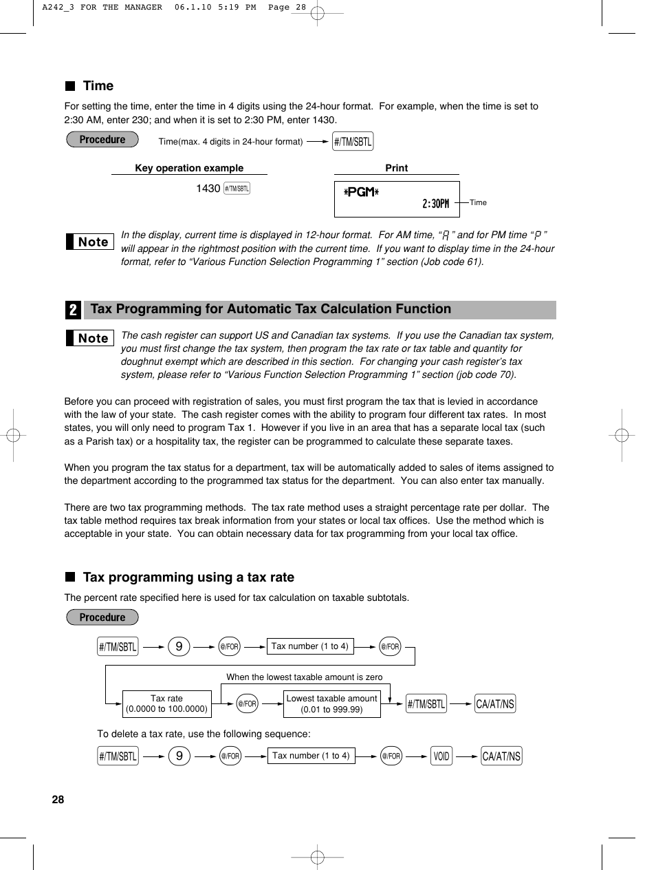 S@ v a, 9s @ 9 @ @ s a | Sharp ER-A242 User Manual | Page 30 / 72